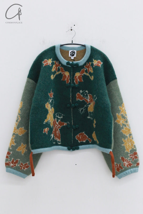 YANYAN KNITS 24 Autumn and Winter Jacket YYK-YYW20-0503-LV Green
